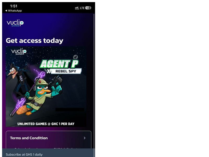 Agent P Rebel Spy Game Store Vodafone