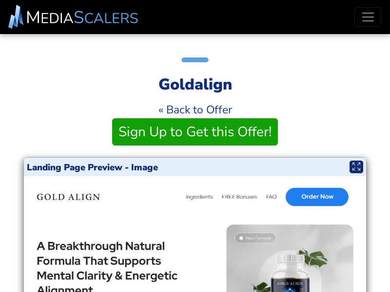 Goldalign {+DTC, TSL, VSL} [US, CA, AU, UK, NZ, IE]