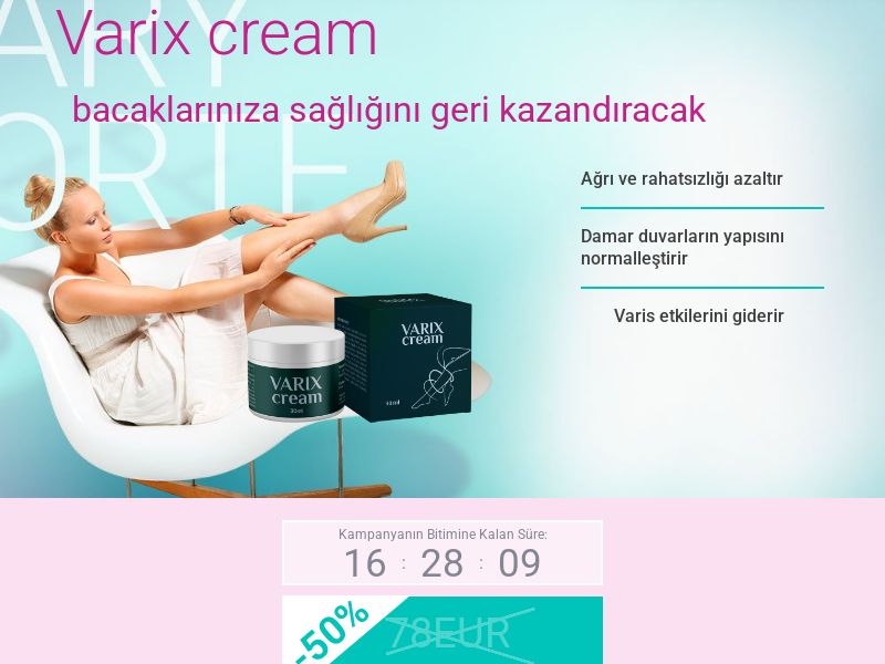 Varix [Turkish lang] 39 EUR DE - VARICOSIS REMEDY