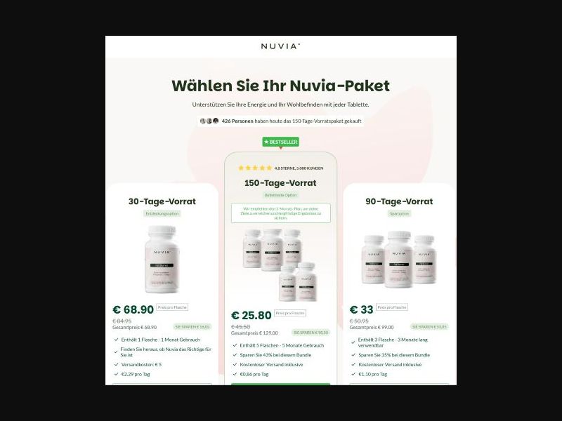 Nuvia - High CTC [DE] (Banner,Native,Social,Search,SEO,Brand Bidding) - CPA