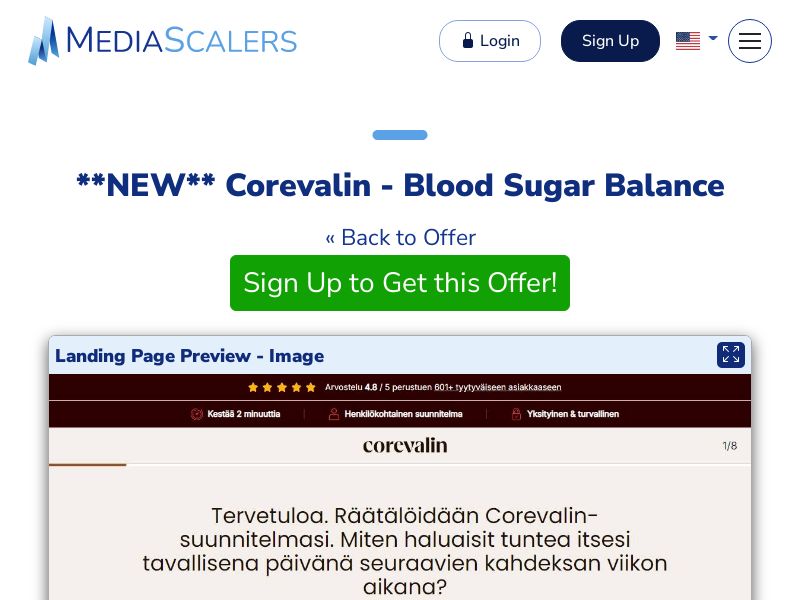 Corevalin - Blood Sugar Balance {+DTC} [FI]