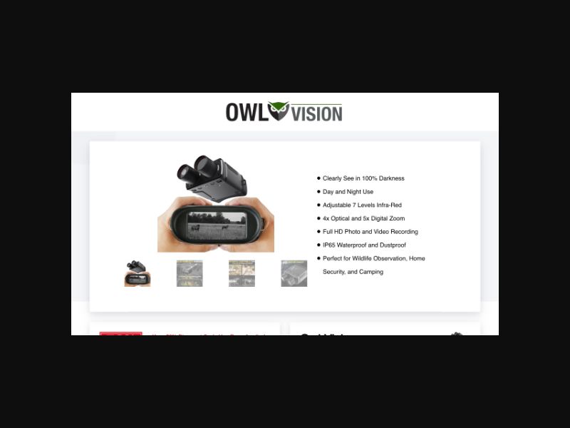 Owl Vision - Night Vision Goggles - CPS