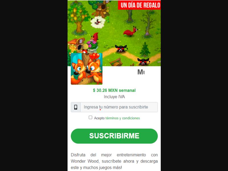 [MOB] WonderWoods /MX [Telcel] 1 Click