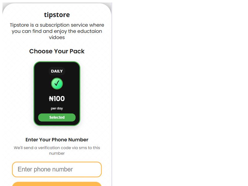 Tipstore MTN