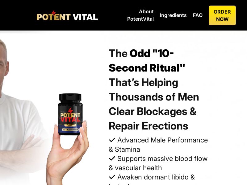 PotentVital Performance Support [US,CA,AU,UK,NZ] (Native,Social,SEO,Search,Banner) - CPA {No BrandBidding}