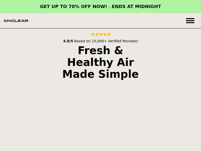 ! NEW OFFER - Ion Clear - DTC [US] (Social,Banner,Native,Push,SEO,Search,Brand Bidding) - CPA 