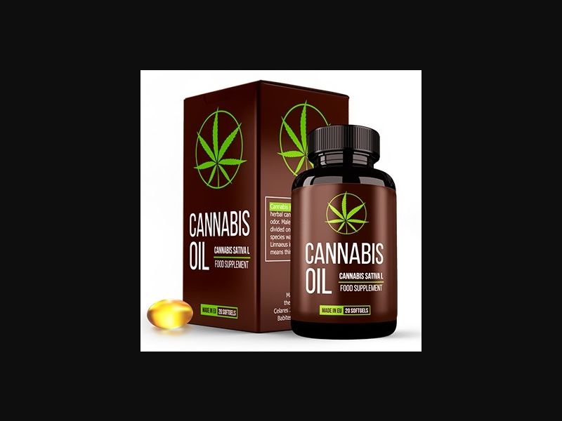 Cannabis Oil - capsules for hypertension