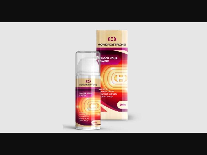 Hondrostrong - joint pain cream