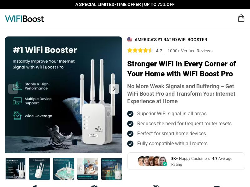 ! NEW OFFER - WifiBoostPro Wifi Booster - DTC [INTL] (Social,Banner,Native,Push,SEO,Search,Brand Bidding) - CPA 