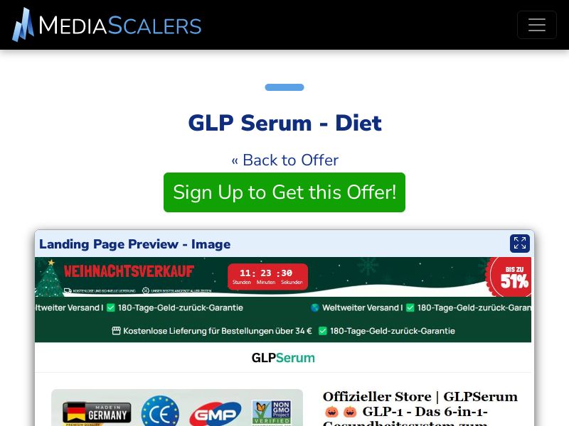 GLP Serum - Diet [DE]