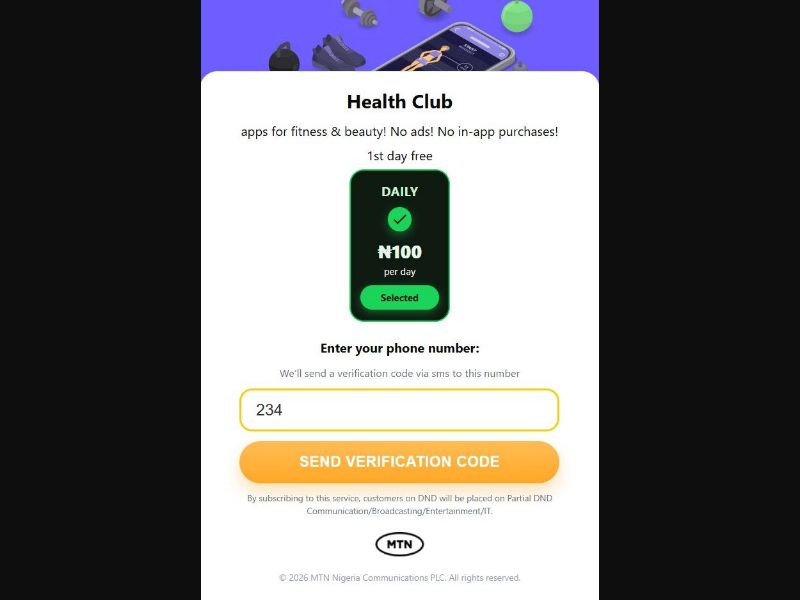 37775 - NG - [MOB] - Health - MTN - Evina - PIN