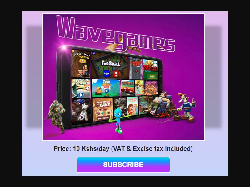 [MOB] Play Top Games /KE [Safaricom] 2 Click