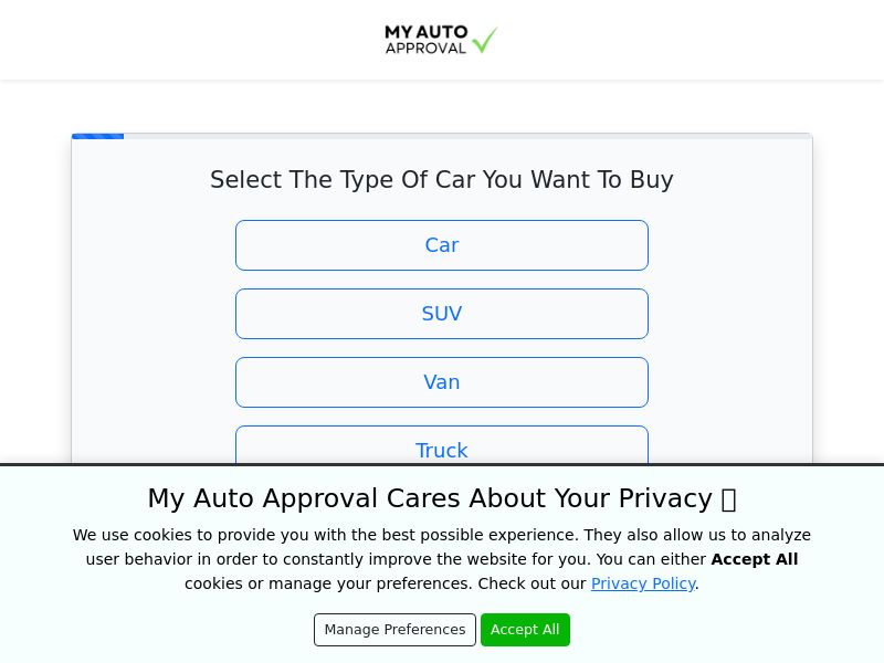 Auto Loans Canada - My Auto Approval (RevShare) - CA