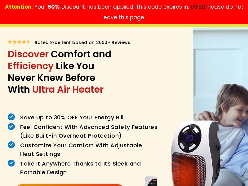 Ultra Air Heater SS - US