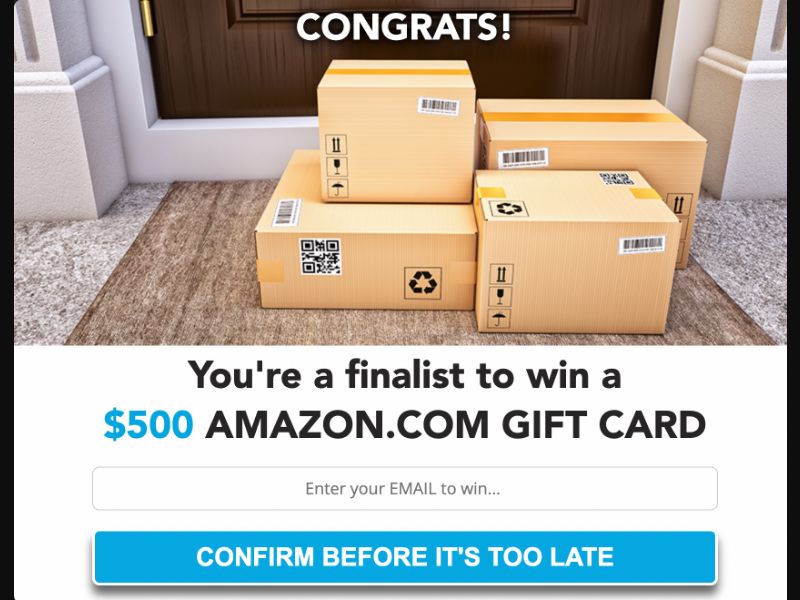 Everyday Winner Amazon $500 Gift Card - CPL (US)