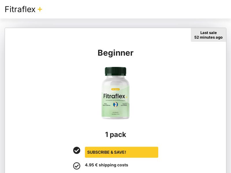 ! NEW OFFER - Fitraflex Joint Support - DTC [Multi-GEO] (Social,Banner,Native,Push,SEO,Search,Brand Bidding) - CPA 