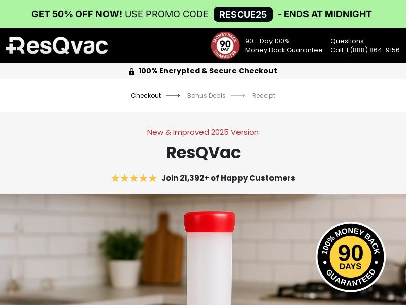 ResQVac Anti-Choke Device SS - US