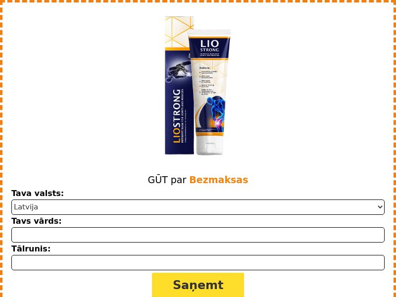 LioStrong balm 50 ml free LV - ARTHRITIS PRODUCT