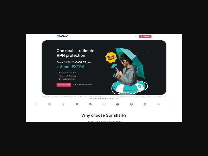Surfshark VPN - New User - CPS (WW)