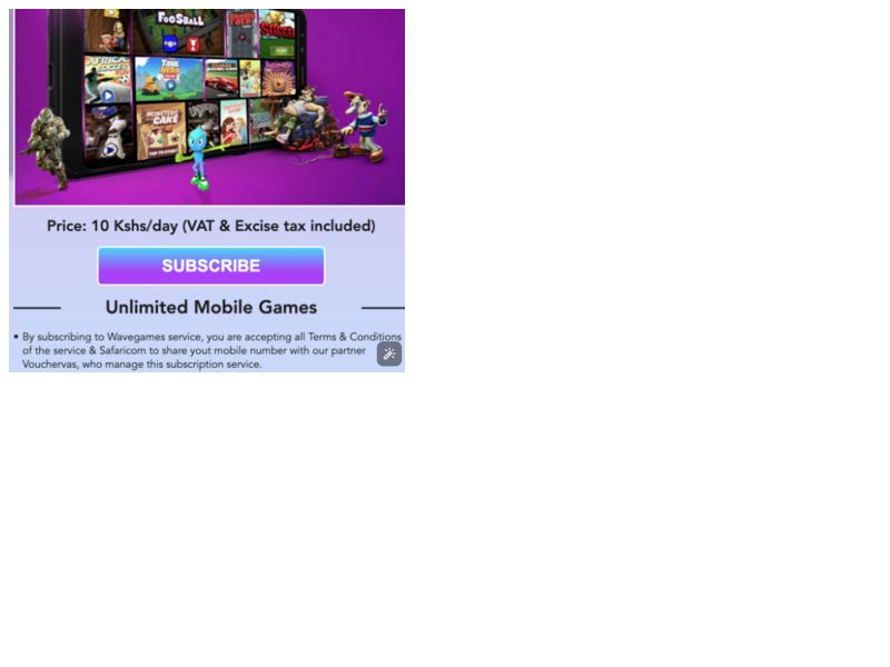 Droid game Safaricom