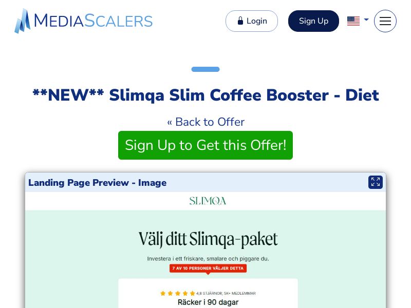 Slimqa Slim Coffee Booster - Diet [SE]