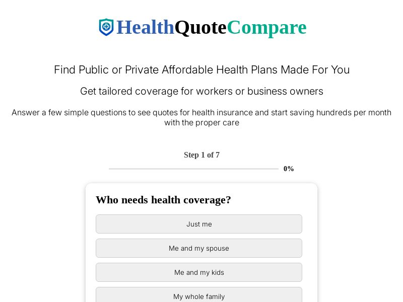 HealthQuoteCompare - US