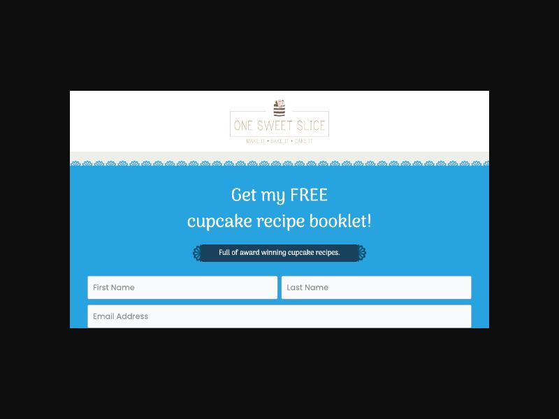 One Sweet Cupcake - Recipes eBook - CPL (US)