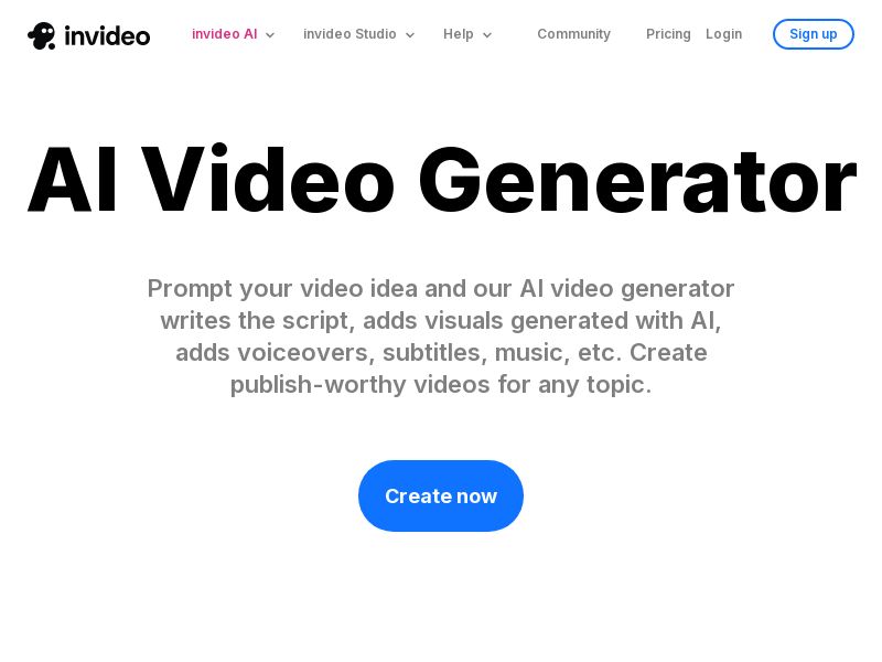 InVideo AI - Free Trial_CPA_GLOBAL (ALL GEOS)_Incent Allowed