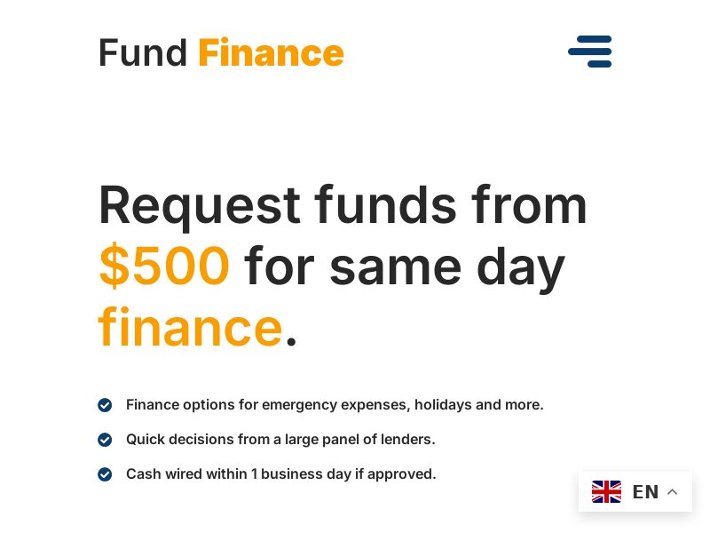 Fund Finance Revshare *Creative required*