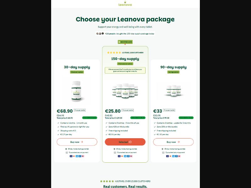 [WEB+MOB] Leanova (High CTC) /DK CPS [Approval Required]