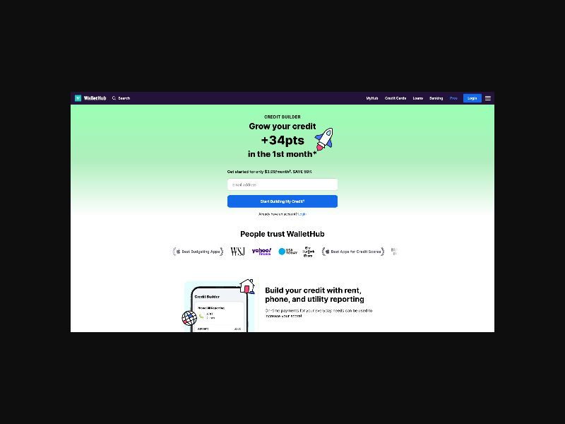 WalletHub - Credit Builder - CPS (US)