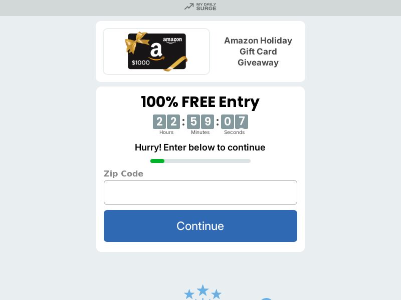 1k Amazon Holiday - US