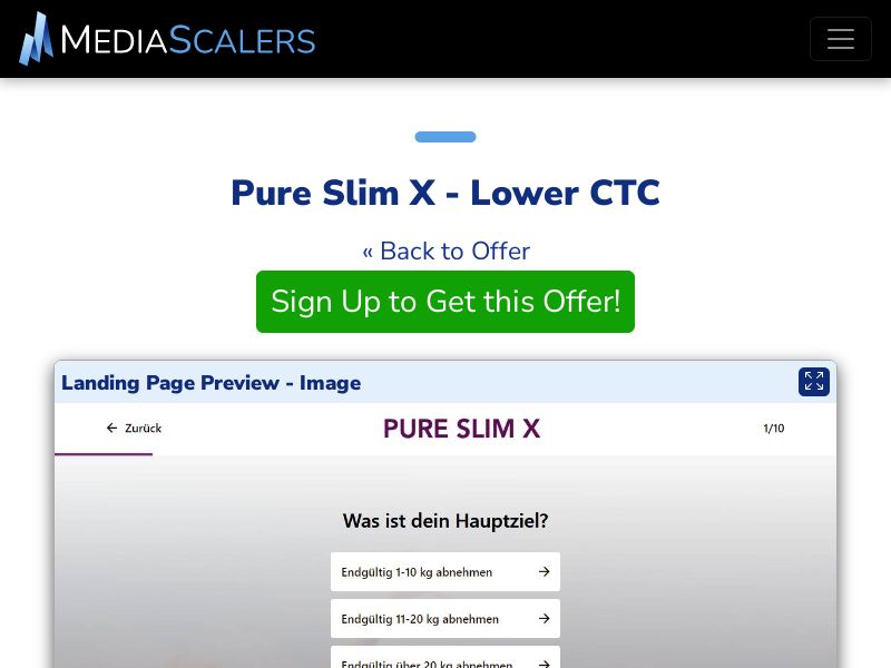 Pure Slim X - Lower CTC {+DTC, Alt-Landers} (Event Tracking) [DE, AT, CH]