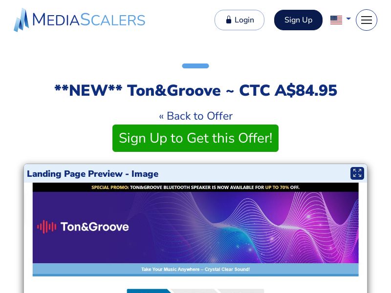 Ton&Groove ~ CTC A$84.95 {+DTC} [AU]