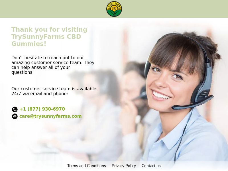 Try Sunny Farms Gummies - CBD - CPS | US