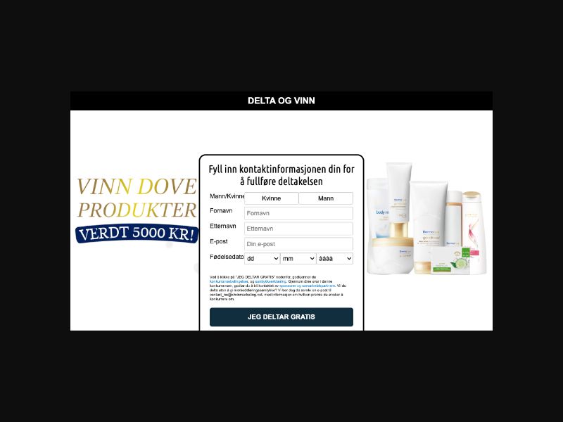 Win $500 worth of Dove Products - SOI (NO)