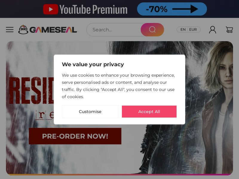 Gameseal.com Ecommerce CPS - Worldwide^^