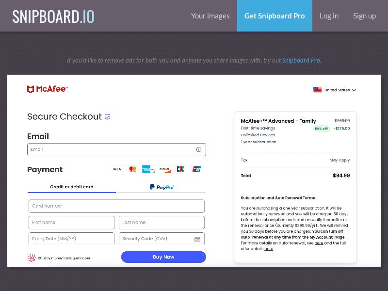 Antivirus - McAfee DTC Advanced Family US - Straight Sale *PREVIEW MANDATORY*