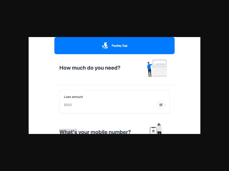 Payday Zap - Loans up to $32k - RevShare (US)