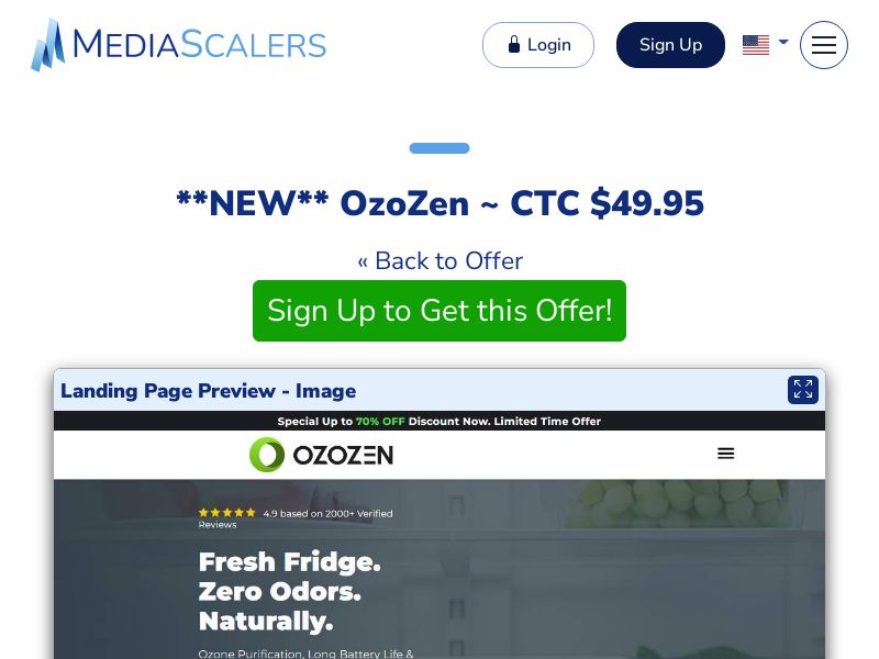 OzoZen ~ CTC $49.95 {+DTC, Alt-Landers} [US]