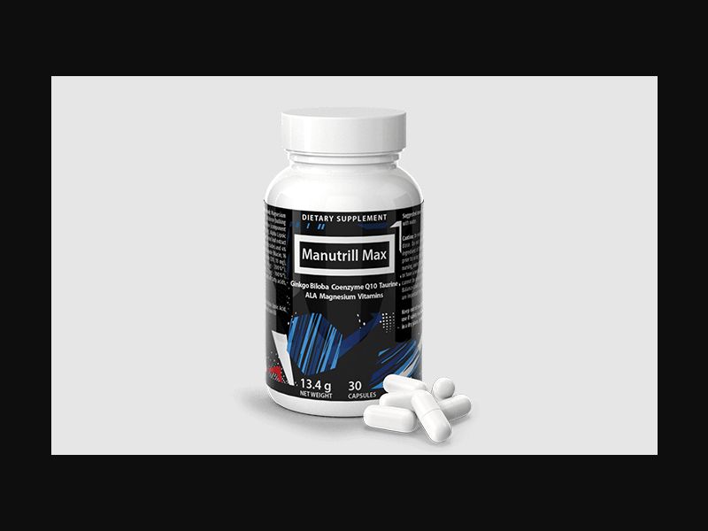 Manutrill Max - capsules for prostatitis