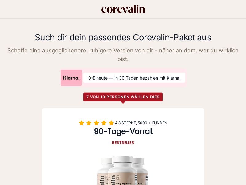 Corevalin - DTC Page [Multi-GEO] (Banner,Native,Social,Search,SEO,Brand Bidding) - CPA