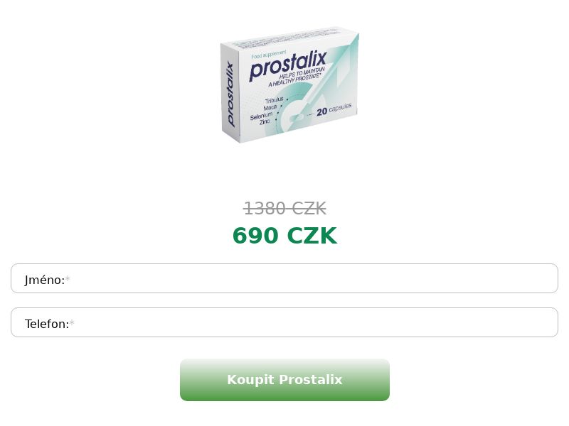 Prostalix CZ (prostatitis) - LOW PRICE