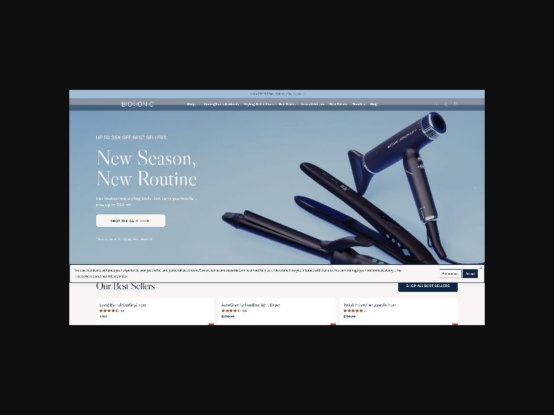 Bio Ionic - Hair Styling Tools - Revshare (US)