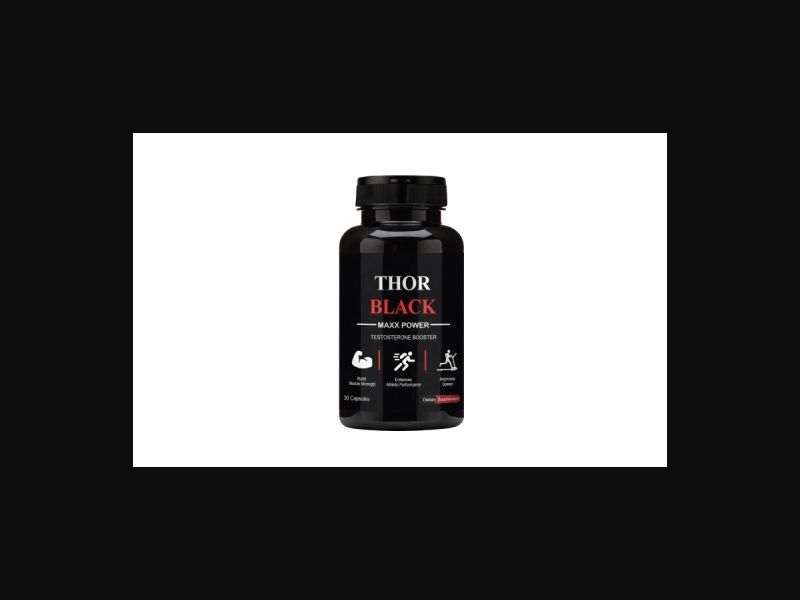 Thor Black - capsules for potency and penis enlargement