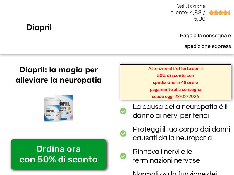 Diapril 29 EUR IT/PT - Neuropathy