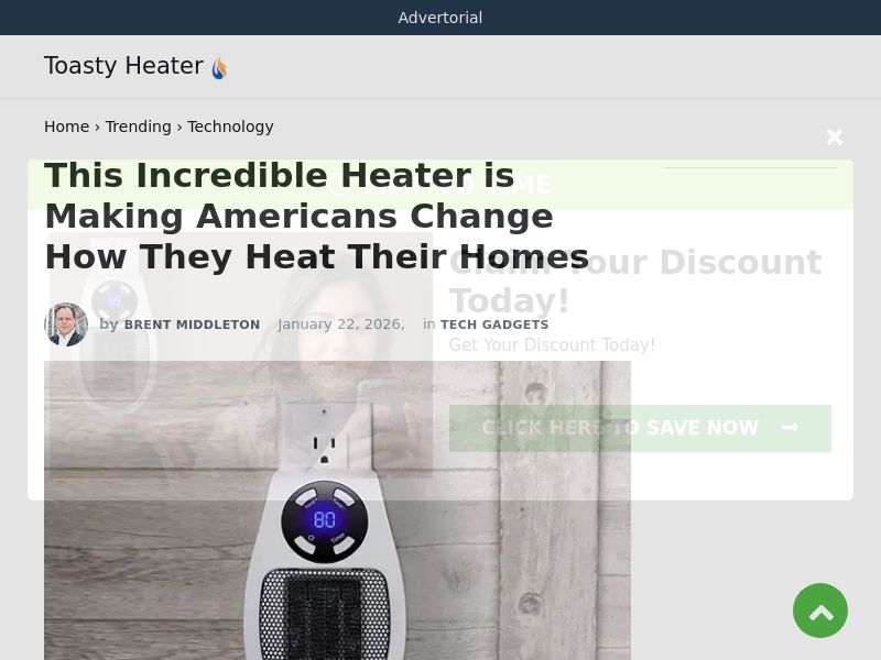 Toasty Heater - US - 49.99 - High AOV Performance