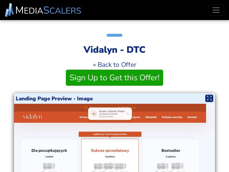 Vidalyn - DTC (Event Tracking) [PL]