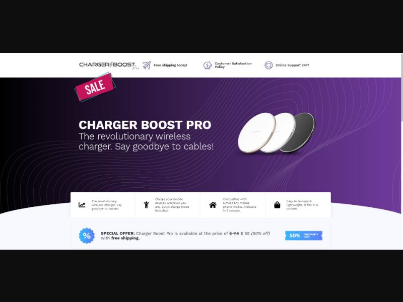 Charger Boost Pro - eComm / Gadgets - SS - [143 GEOs]