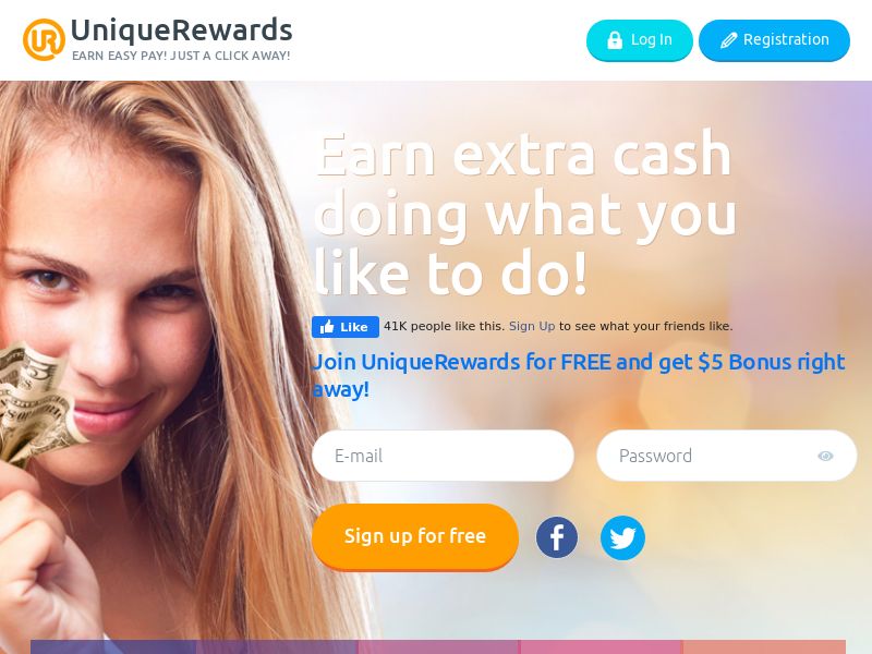 UniqueRewards – Desktop/Mobile - DOI | US, UK, CA - Incent